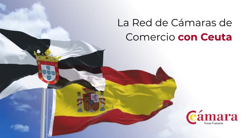 Las Cámaras de Comercio izan la bandera de Ceuta en toda España en apoyo a la sociedad y a las empresas de la Ciudad Autónoma