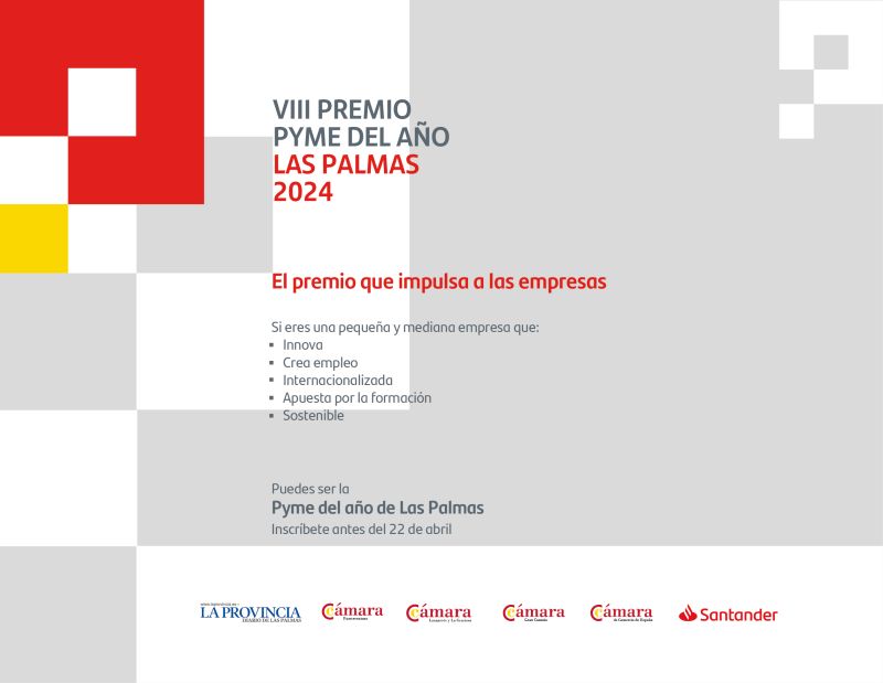 Ampliado el plazo hasta el 22 de abril para presentarse al Premio Pyme Las Palmas 2024
