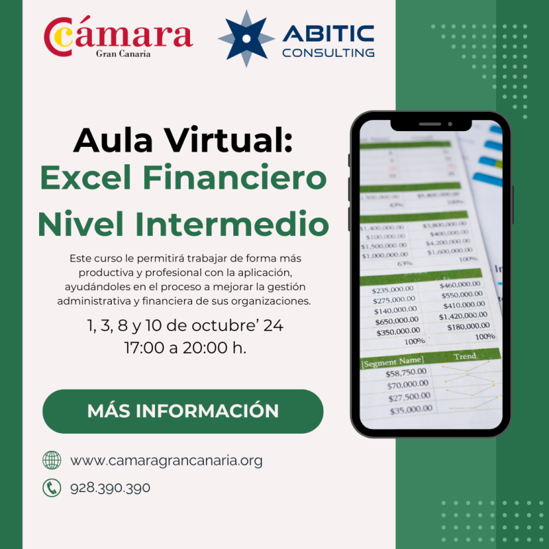 AULA VIRTUAL. EXCEL FINANCIERO-NIVEL INTERMEDIO