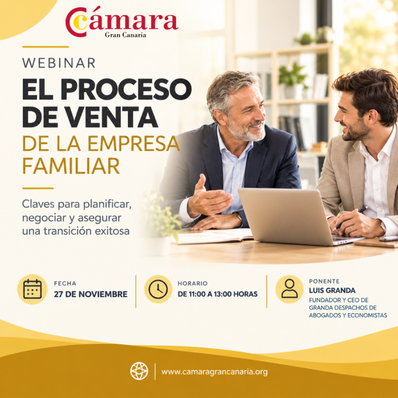 WEBINAR. EL PROCESO DE VENTA DE LA EMPRESA FAMILIAR: CLAVES FISCALES.