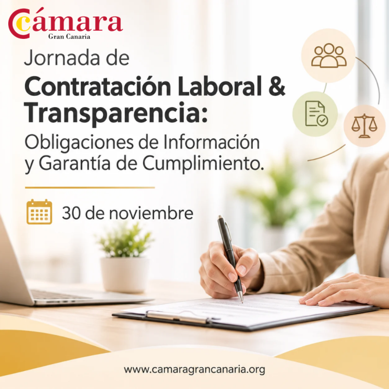 JORNADA DE CONTRATACIÓN LABORAL & TRANSPARENCIA: OBLIGACIONES DE INFORMACIÓN Y GARANTÍA DE CUMPLIMIENTO
