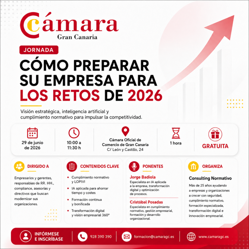 JORNADA. CÓMO PREPARAR SU EMPRESA PARA LOS RETOS 2026.