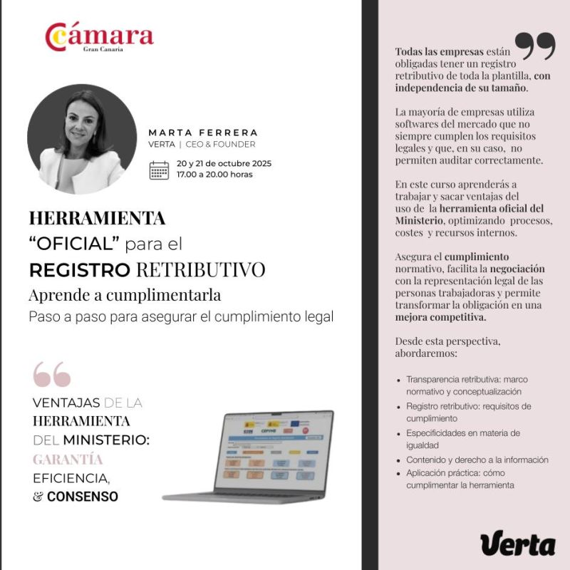 HERRAMIENTA "OFICIAL" PARA EL REGISTRO RETRIBUTIVO: APRENDE A CUMPLIMENTARLA 
