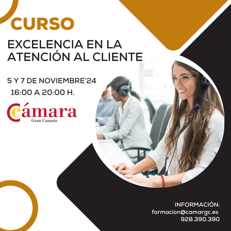 Excelencia en la atención al cliente.