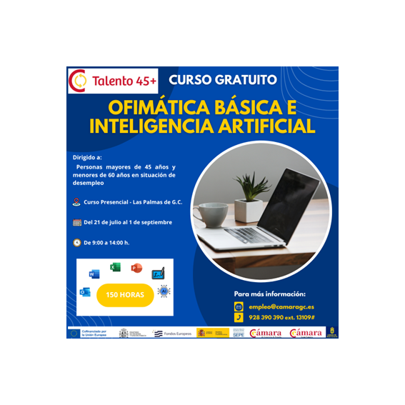 JULIO 2025: Curso Ofimática Básica e Inteligencia Artificial