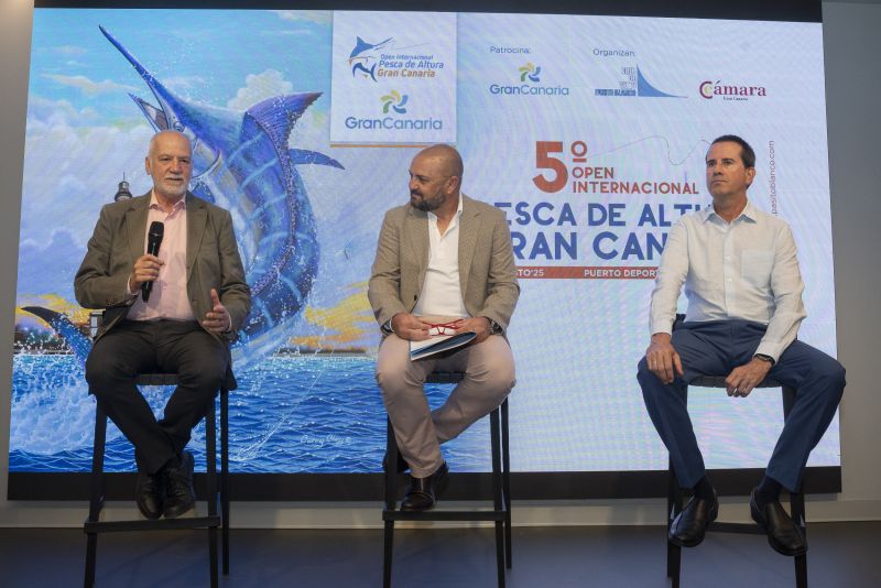 El V Open internacional Pesca de Altura Gran Canaria presenta su cartel con la Cámara de Comercio y Turismo de Gran Canaria