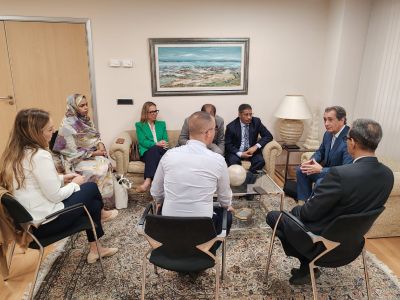 La Cámara recibe al ministro de Equipamiento y Transportes de Mauritania para reforzar la cooperación económica