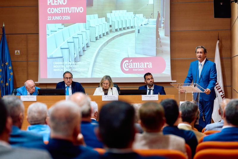 Luis Padrón, reelegido presidente de la Cámara de Comercio de Gran Canaria para un segundo mandato