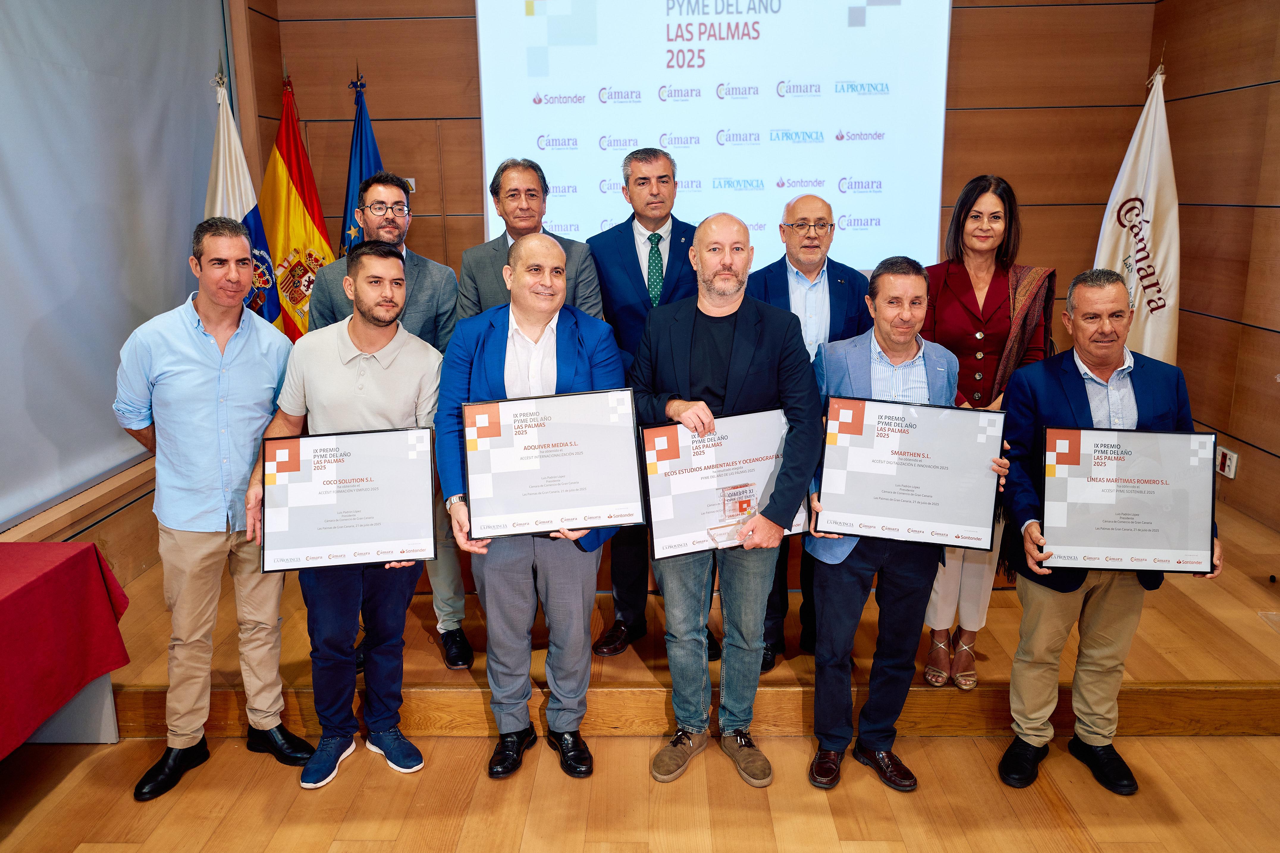 Ecos Estudios Ambientales y Oceanografía S.L., Pyme del año 2025 de Las Palmas