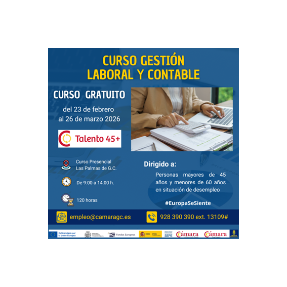 FEBRERO 2026: Curso de Gestión laboral y contable