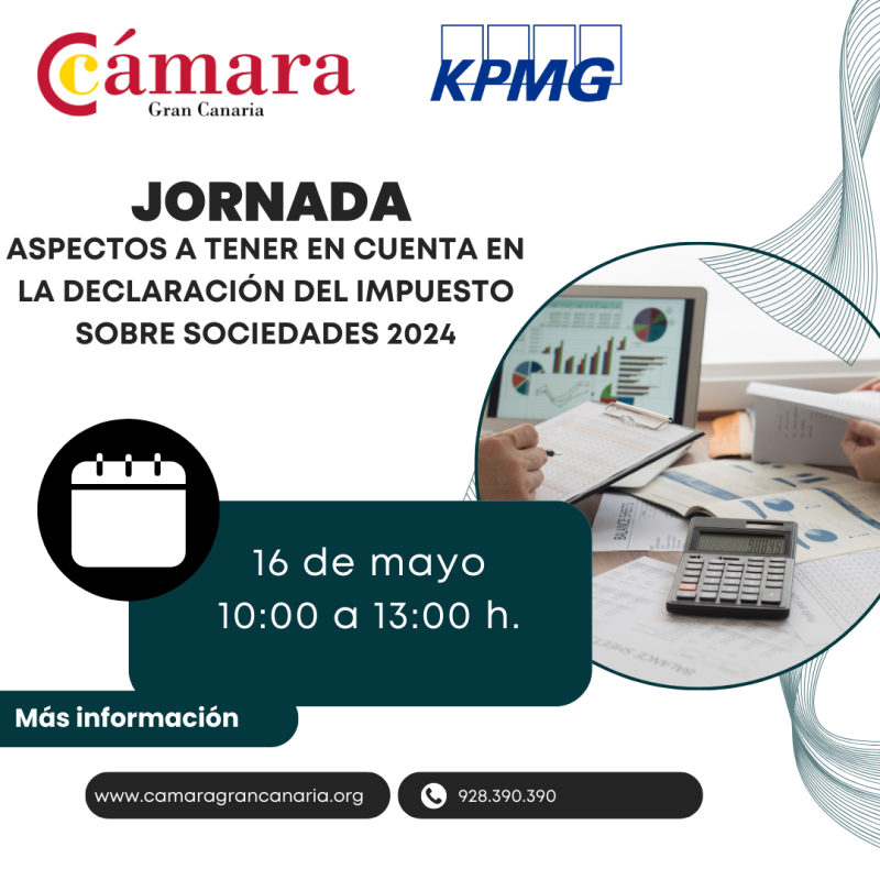 JORNADA. ASPECTOS A TENER EN CUENTA EN LA DECLARACIÓN DEL IMPUESTO DE SOCIEDADES 2024