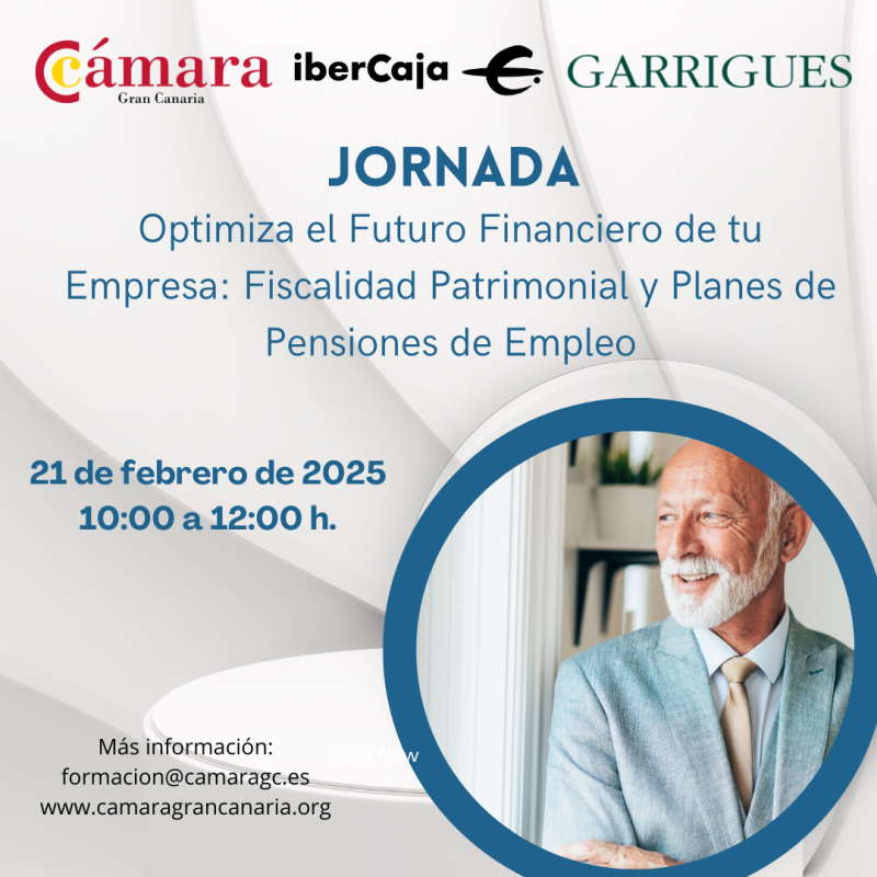 Jornada. Optimiza el Futuro de tu Empresa: Fiscalidad Patrimonial y Planes de Pensiones de Empleo