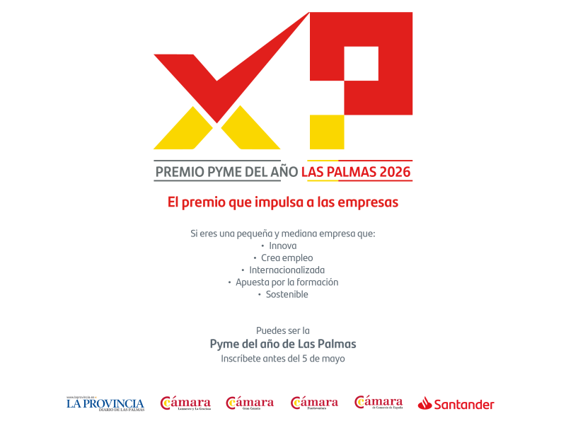 Banco Santander y Cámara de España amplían hasta el 5 de mayo el plazo para inscribirse en el Premio Pyme del Año 2026