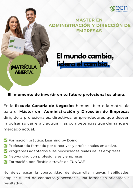 MÁSTER EXECUTIVE EN ADMINISTRACIÓN Y DIRECCIÓN DE EMPRESAS.