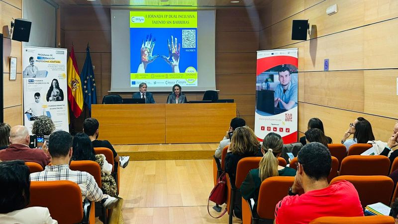 La Cámara de Comercio de Gran Canaria celebra la I Jornada FP Dual INCLUSIVA: Talento sin Barreras