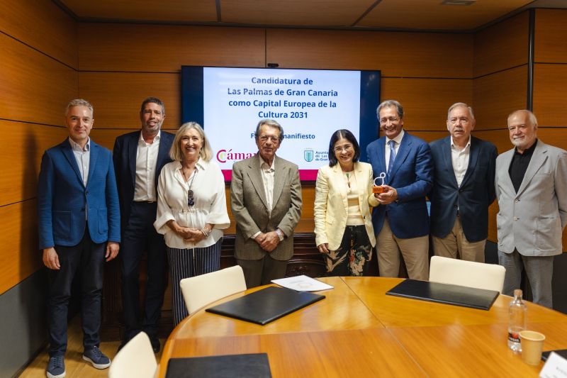 La Cámara de Comercio de Gran Canaria respalda la candidatura de Las Palmas de Gran Canaria a Capital Europea de la Cultura 2031