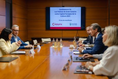 La Cámara de Comercio de Gran Canaria respalda la candidatura de Las Palmas de Gran Canaria a Capital Europea de la Cultura 2031