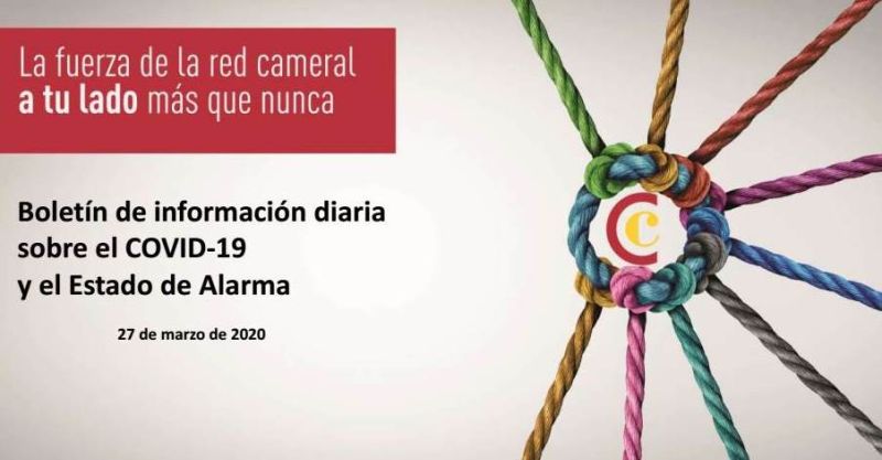Boletín de Información diaria sobre el COVID-19 y el Estado de Alarma 27/03/2020