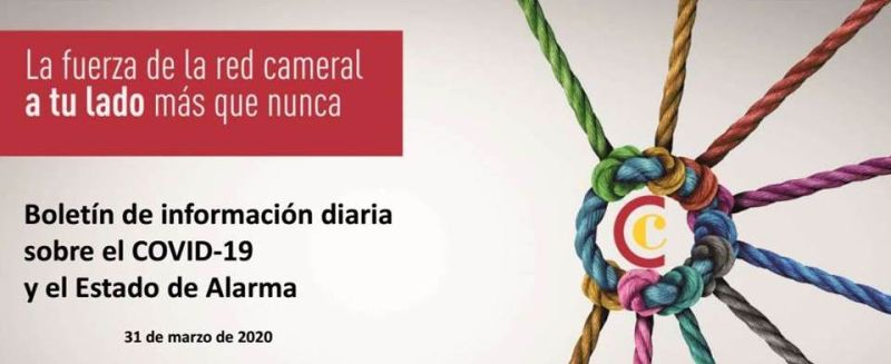 Boletín de Información diaria sobre el COVID-19 y el Estado de Alarma 31/03/2020