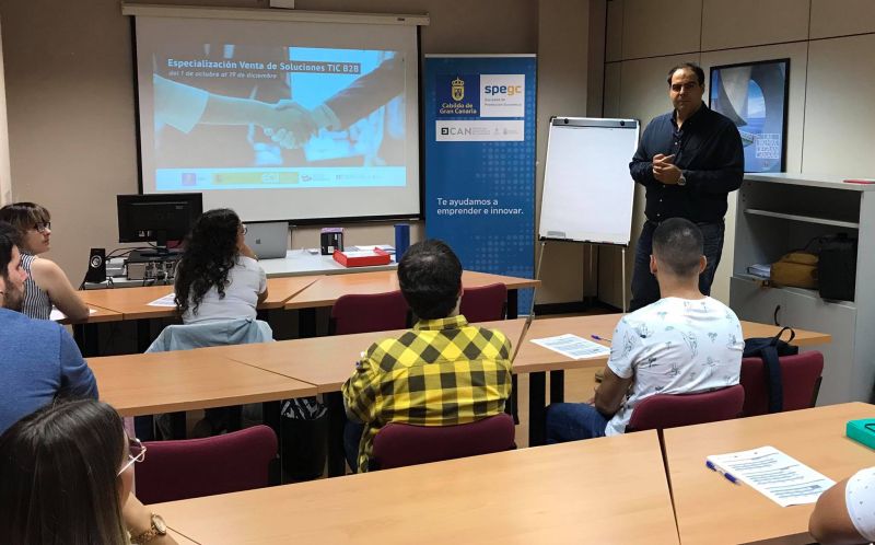 Comienza el Programa “Venta de Soluciones en TIC B2B” con la SPEGC y EOI