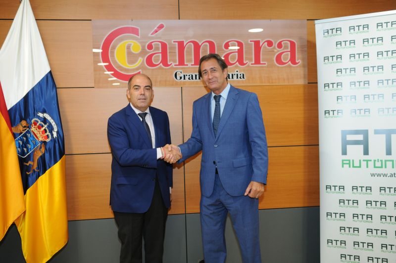 La Cámara y ATA firman un convenio para facilitar a los autónomos la solicitud de la ayuda de Kit Digital