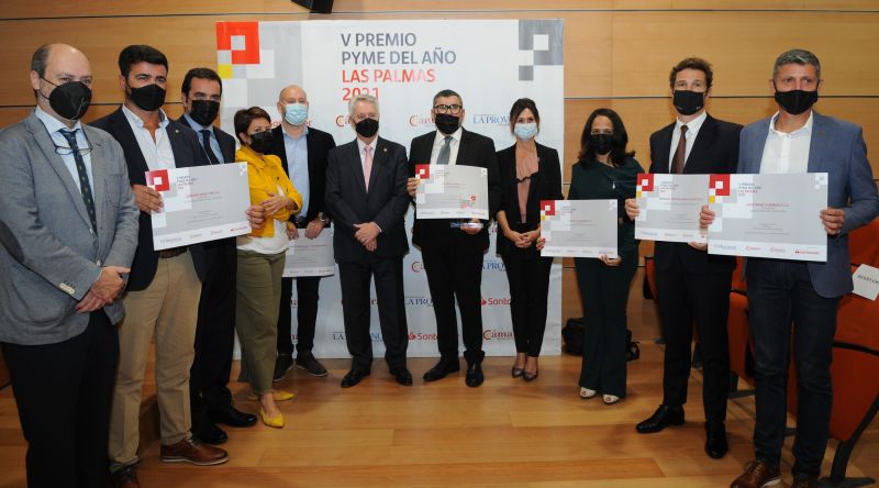 La empresa Collbaix Canarias, Pyme del año 2021 de Las Palmas