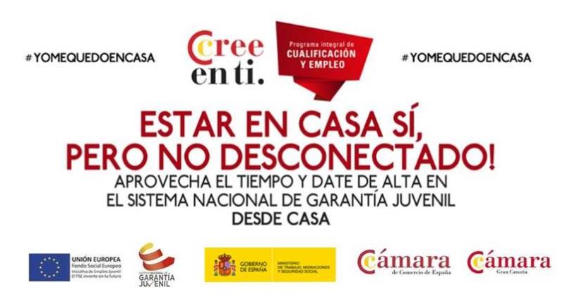 Inscríbete en Garantía Juvenil desde casa