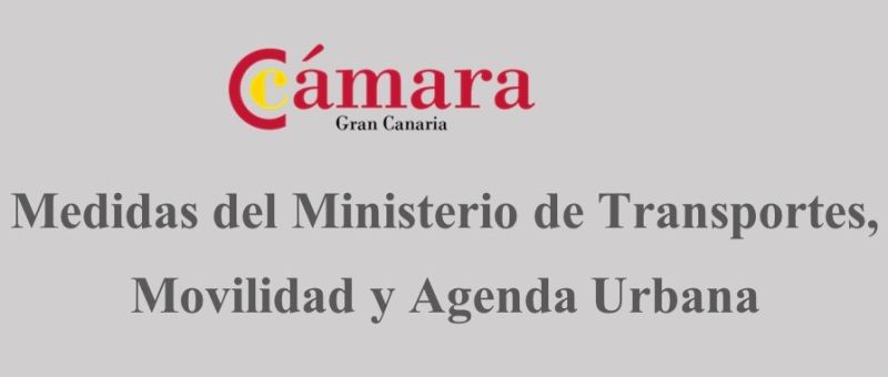 Medidas del Ministerio de Transporte, Movilidad y Agenda Urbana 