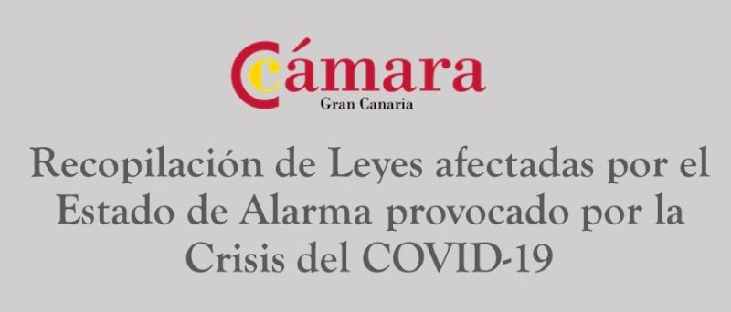 Recopilatorio de normativa publicada con las medidas contra el COVID-19